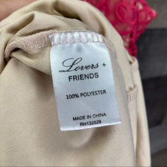 Lovers + Friends Radiant Dress in Pink Lace - Picture 10 of 11